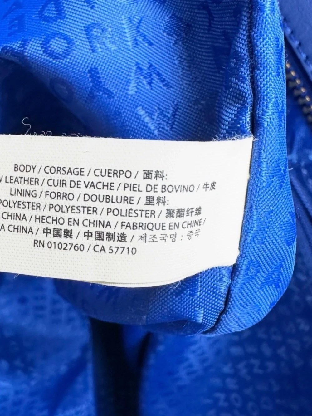 KATE SPADE NEW YORK BLUE TOTE BAG